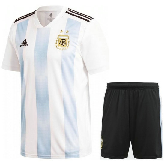 Ensemble Foot Argentine Enfant Domicile 2018/2019 Coupe Du Monde