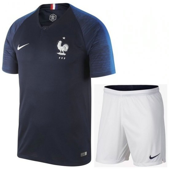 Ensemble Foot Equipe de France Adulte Domicile 2018/2019 Coupe Du Monde