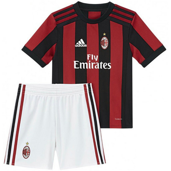 Ensemble Foot Milan AC Enfant 2017/2018 Domicile