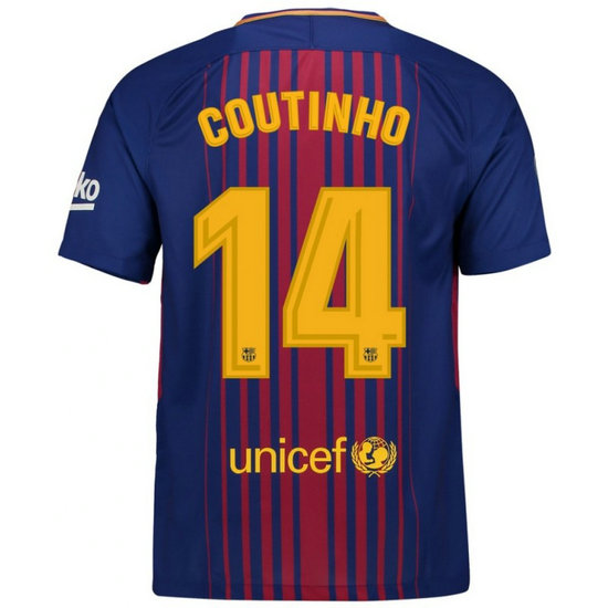 Maillot Barcelone COUTINHO 2017/2018 Domicile