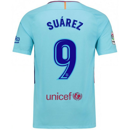 Maillot Barcelone SUAREZ 2017/2018 Extérieur