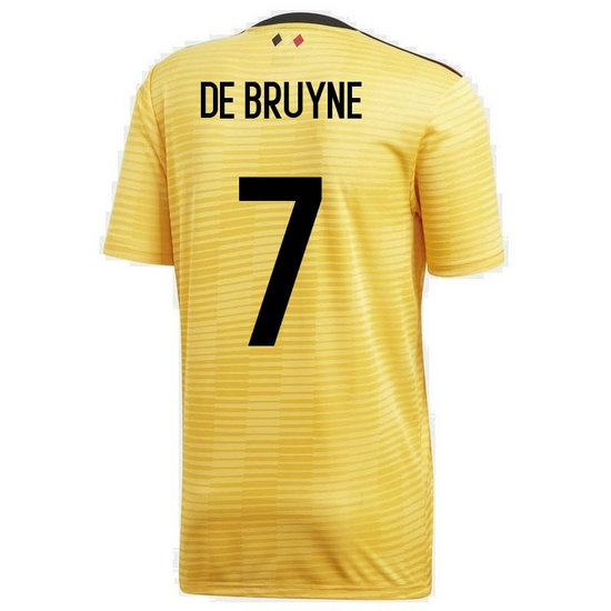 Maillot Belgique DE BRUYNE Extérieur 2018/2019 Coupe du Monde