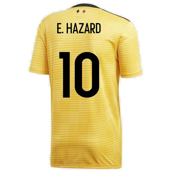 Maillot Belgique HAZARD Extérieur 2018/2019 Coupe du Monde