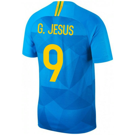 Maillot Bresil Enfant GABRIEL JESUS Extérieur 2018/2019 Coupe du Monde