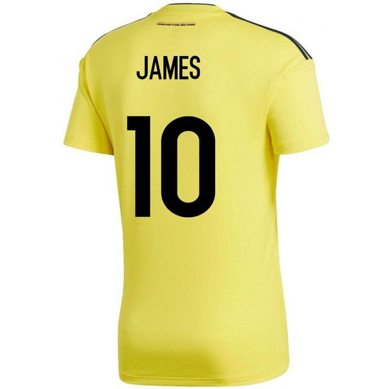 Maillot Colombie Enfant JAMES Domicile 2018/2019 Coupe du Monde
