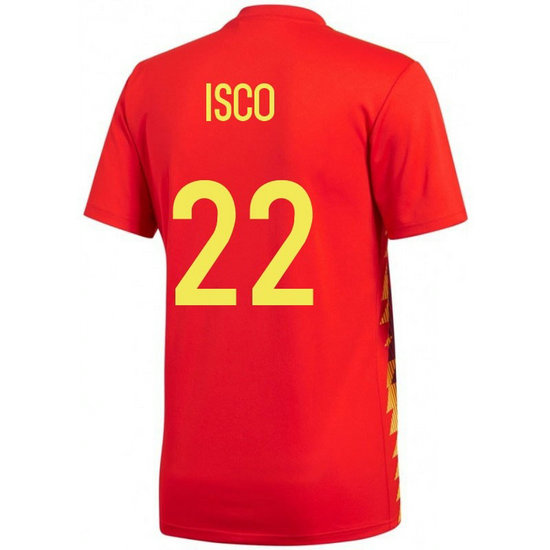 Maillot Espagne ISCO Enfant Domicile 2018/2019 Coupe du Monde