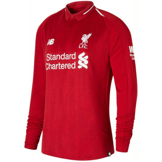 Maillot Liverpool Domicile 2018/2019 Manches Longues