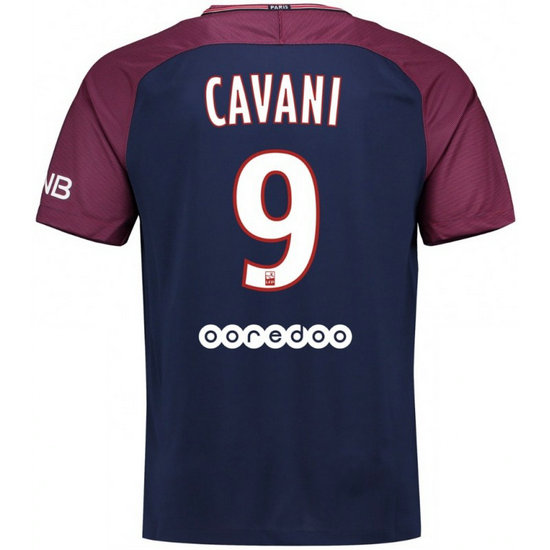 Maillot PSG Paris Saint Germain CAVANI 2017/2018 Domicile