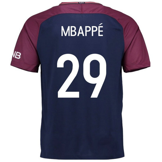 Maillot PSG Paris Saint Germain MBAPPE 2017/2018 Domicile