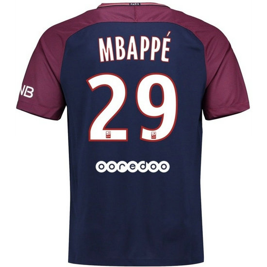 Maillot PSG Paris Saint Germain MBAPPE 2017/2018 Domicile