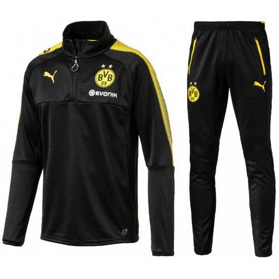 Survetement Football Dortmund BVB 2017/2018 Homme Noir