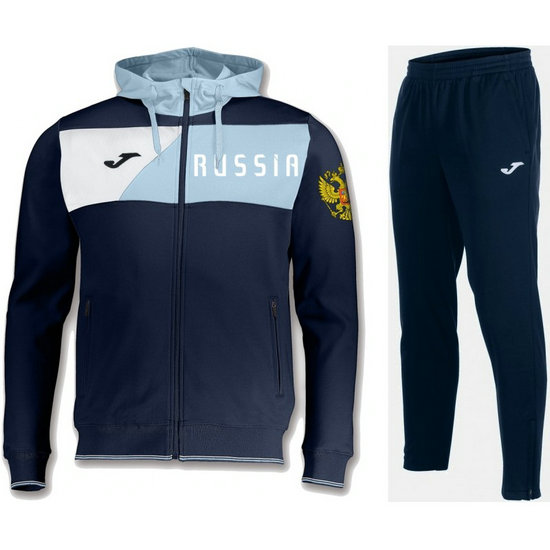 Survetement Football Russie 2018/2019 Capuche Homme Marine