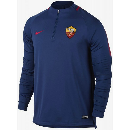 Sweat Foot AS Roma 2017/2018 Homme Rome-Bleu