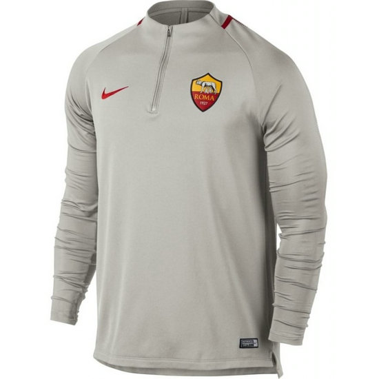 Sweat Foot AS Roma 2017/2018 Homme Rome-Gris