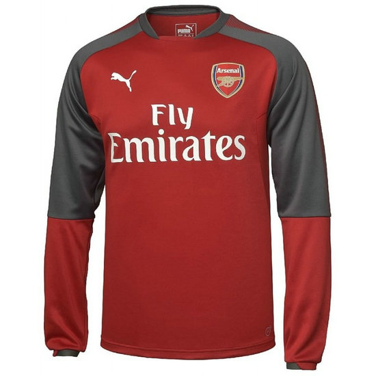 Sweat Foot Arsenal Enfant 2017/2018 Rouge-Gris