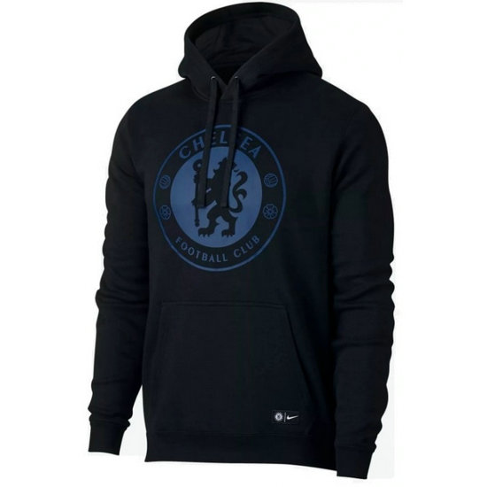 Sweat Foot Chelsea 2017/2018 Capuche Homme Noir