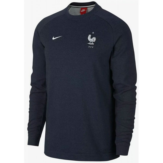 Sweat Foot Equipe de France 2018/2019 Coupe du Monde Homme Modern-Marine