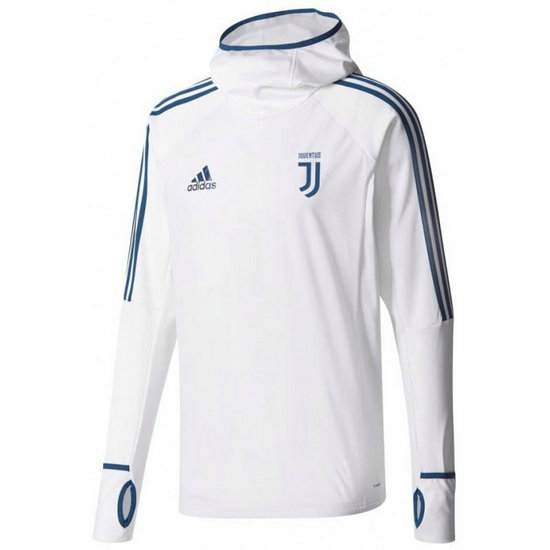 Sweat Foot Juventus 2017/2018 Capuche Homme Blanc