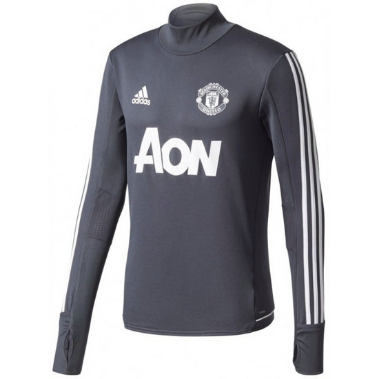 Sweat Foot Manchester United 2017/2018 Homme Gris-Fonce