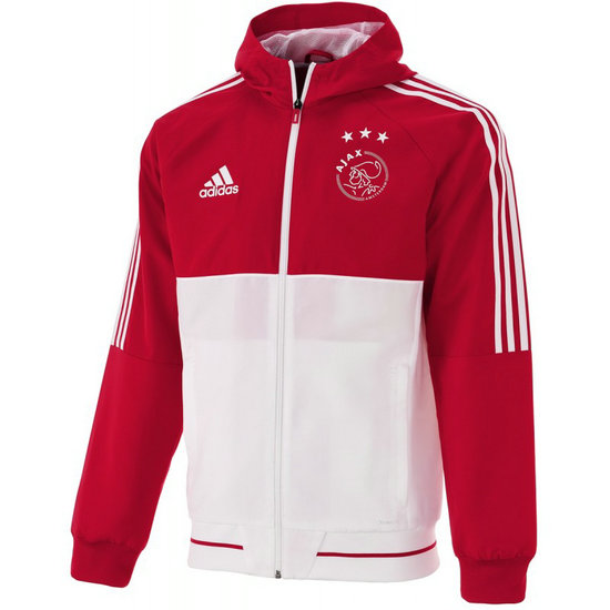 Veste Foot Ajax 2017/2018 Capuche Homme Rouge