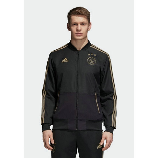 Veste Foot Ajax 2018/2019 Homme Gris-Or