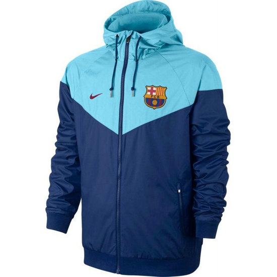 Veste Foot Barcelone 2017/2018 Homme Bleu