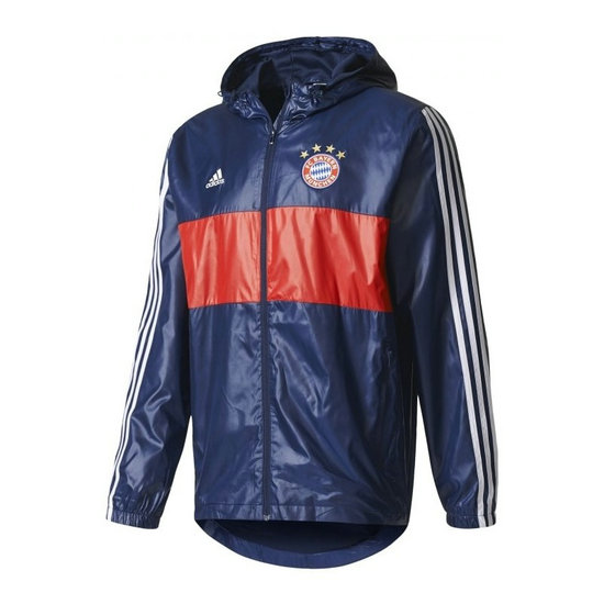 Veste Foot Bayern 2017/2018 Coupe Vent Homme Coupe-Vent
