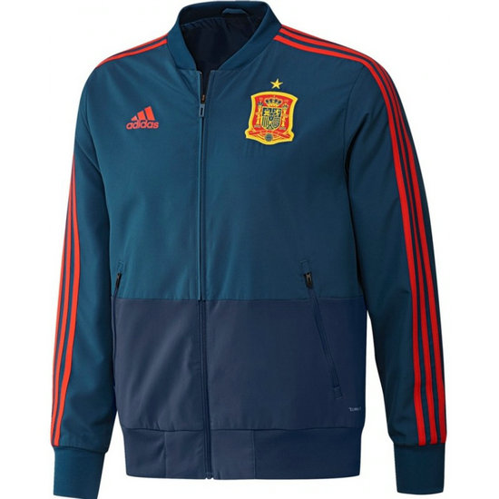 Veste Foot Espagne 2018/2019 Coupe du Monde Homme Bleu