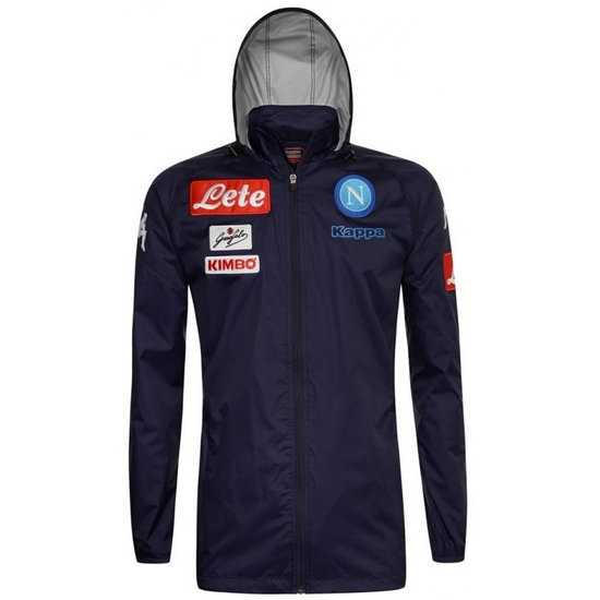 Veste Foot Imperméable Naples 2017/2018 Homme Marine