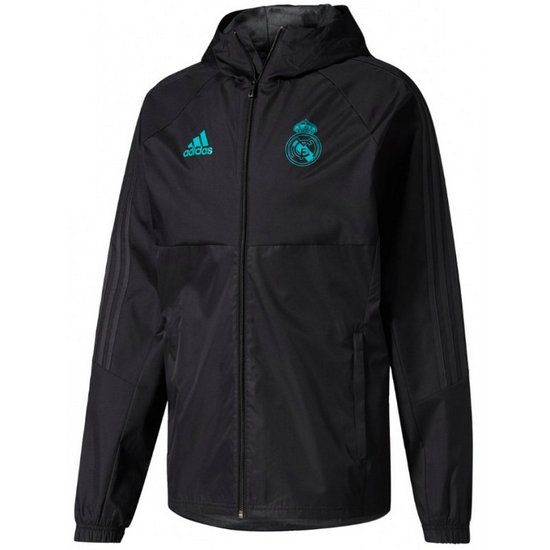 Veste Foot Imperméable Real Madrid 2017/2018 Homme