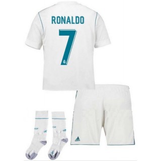 Boutique Ensemble Foot Real Madrid Enfant RONALDO 2017/2018 Domicile En Ligne