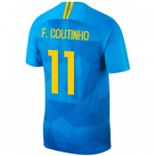 Maillot Bresil COUTINHO Extérieur 2018/2019 Coupe du Monde France Magasin