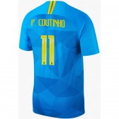 Maillot Bresil COUTINHO Extérieur 2018/2019 Coupe du Monde Escompte En Lgine