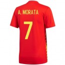 Maillot Espagne MORATA Domicile 2018/2019 Coupe du Monde Ventes Privées