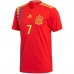 Maillot Espagne MORATA Domicile 2018/2019 Coupe du Monde Ventes Privées