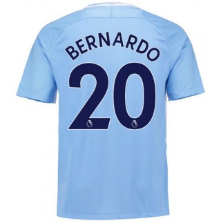 Maillot Manchester City Enfant BERNARDO SILVA 2017/2018 Domicile Site Officiel