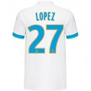 Maillot OM Enfant LOPEZ 2017/2018 Domicile Moins Cher