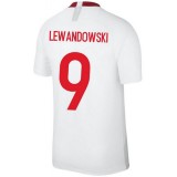 Officielle Maillot Pologne Enfant LEWANDOWSKI Domicile 2018/2019 Coupe du Monde