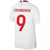 Officielle Maillot Pologne Enfant LEWANDOWSKI Domicile 2018/2019 Coupe du Monde