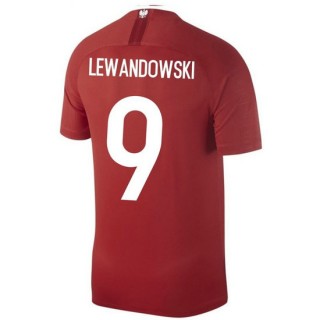 Maillot Pologne LEWANDOWSKI Extérieur 2018/2019 Coupe du Monde Réduction