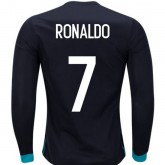 Paris Maillot Real Madrid Enfant RONALDO 2017/2018 Extérieur Manches Longues