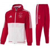 Vente Survetement Football Ajax 2017/2018 Capuche Homme Rouge