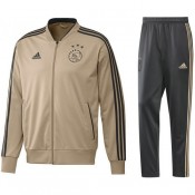 Survetement Football Ajax 2018/2019 Homme Or-Gris Réduction Prix