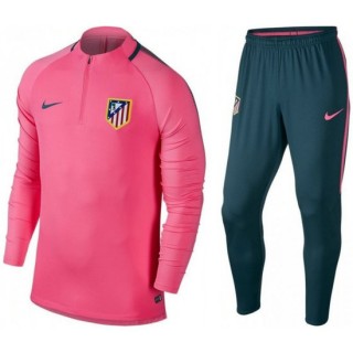 Nouvelle Survetement Football Atletico Madrid 2017/2018 Homme Rose