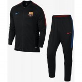 Survetement Football Barcelone 2017/2018 Homme Noir Ventes Privées