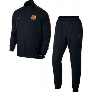 Survetement Football Barcelone 2017/2018 Homme Noir Vendre Alsace