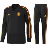 Vente Privée Survetement Football Belgique 2018/2019 Coupe Du Monde Homme Noir