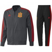 Survetement Football Espagne 2018/2019 Coupe Du Monde Homme Gris-Noir Paris Boutique