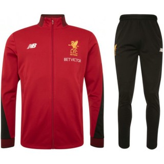 Survetement Football Liverpool Enfant 2017/2018 Rouge-Noir à Petits Prix