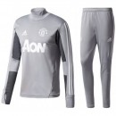 Survetement Football Manchester United Enfant 2017/2018 Gris Faire une remise